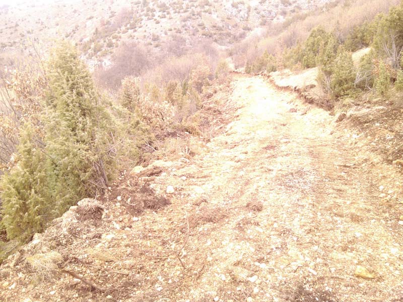 Foto devastacija prostora i probijanje novih puteva Velike Krce 3