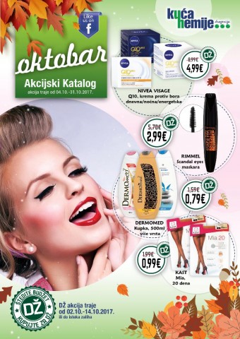 AKCIJSKI KATALOG - OKTOBAR prva stranica