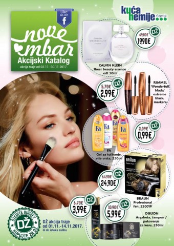 KUCA HEMIJE - AKCISKI KATALOG -NOVEMBAR-1