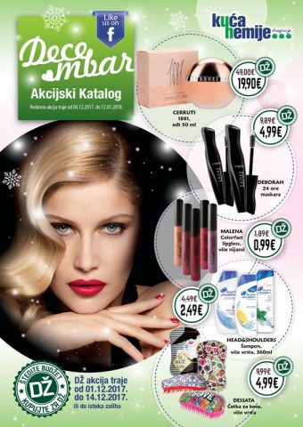 Akcijski katalog Kuća Hemije, decembar-1