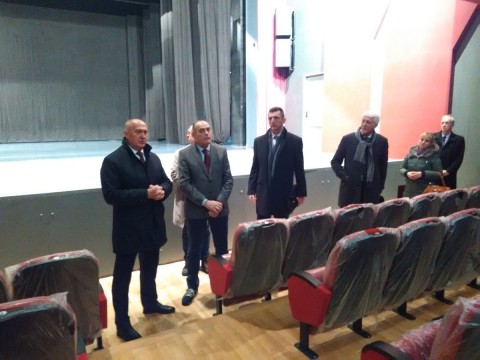 Milutin Simović Mirko Đačić posjeta Domu kulture