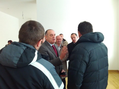 Milutin Simović obilazak Doma kulture