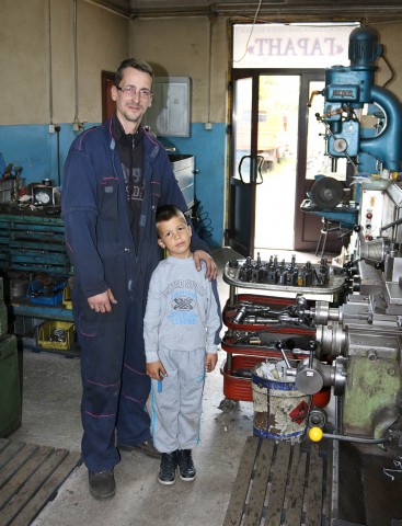 Mladen Milic sa sinom