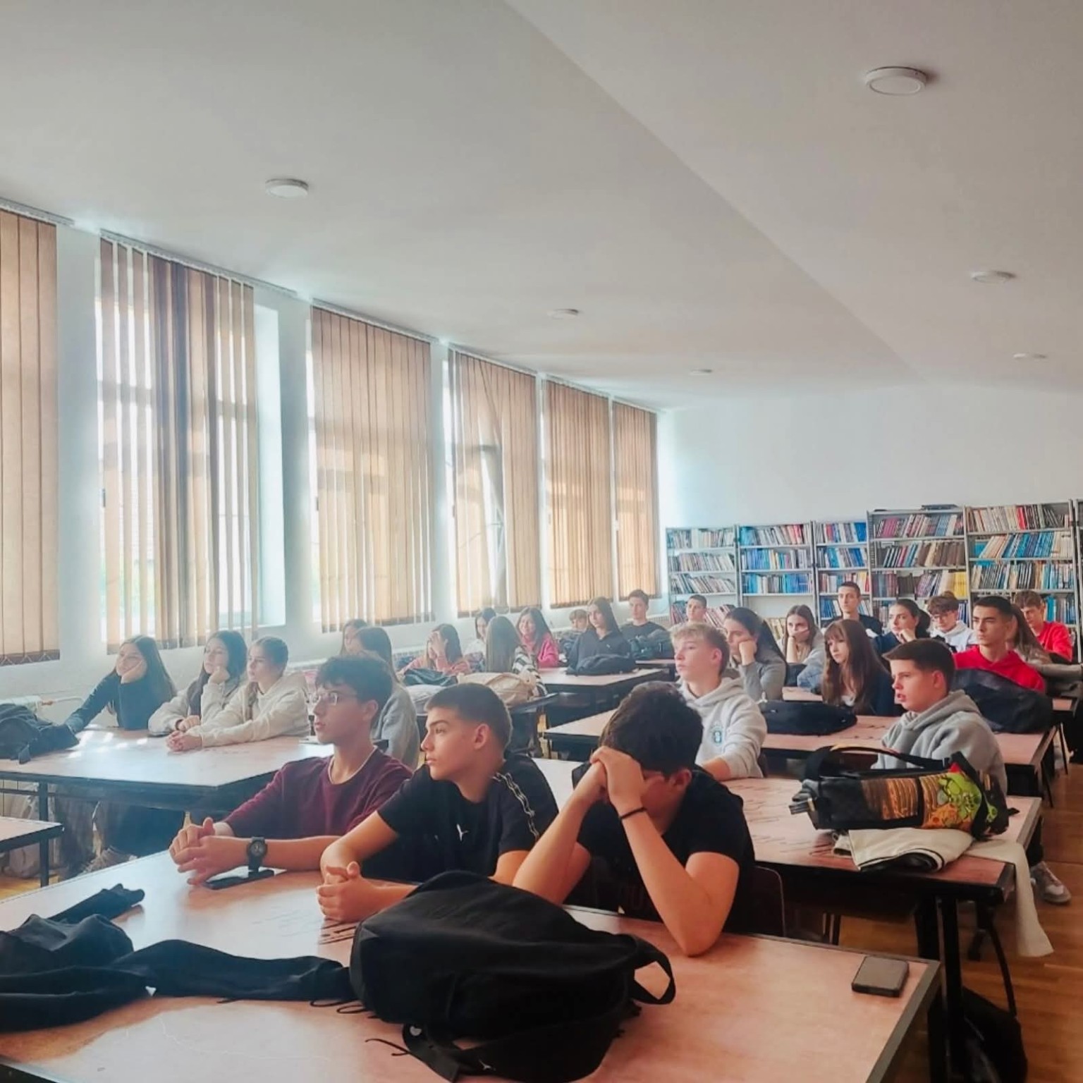 Učenici prvog razreda na info danu o volontiranju