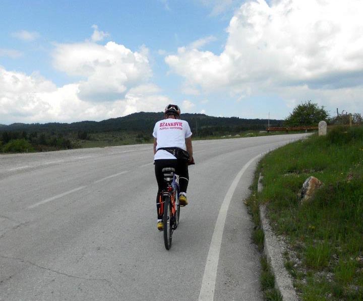 Mensur Džanković krenuo jutros na novi biciklističi maraton do Ciriha