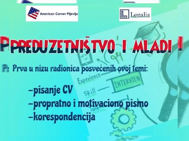 Radionica na temu ,,Preduzetništvo i mladi“.