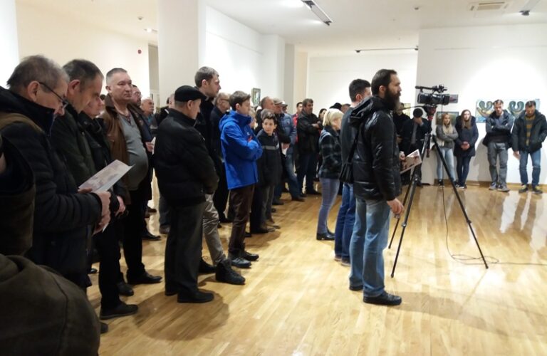 Otvorena izložba slika “Pljevljaci-hercegnovski đaci”