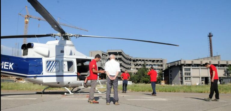 Gdje je sletio helikopter sa povrijeđenim turistima?
