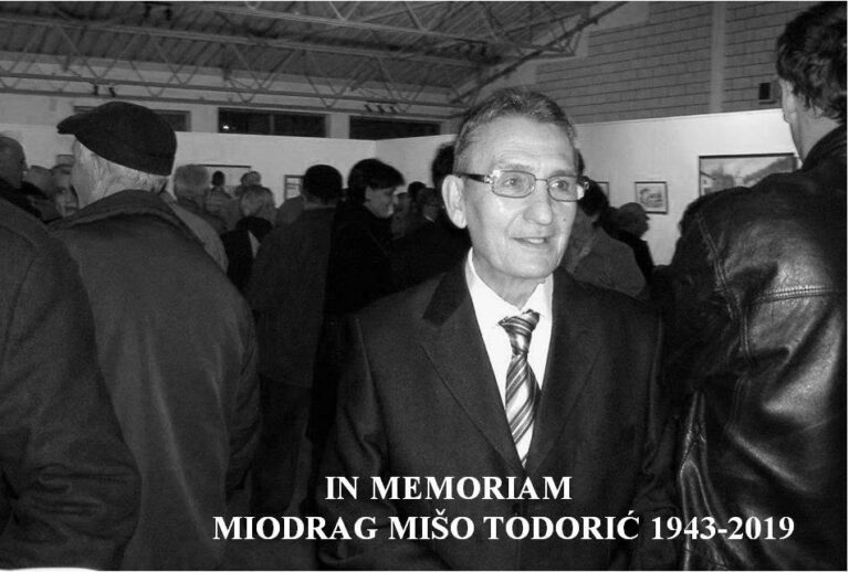 IN MEMORIAM Miodrag – Mišo Todorić 1943 – 2019