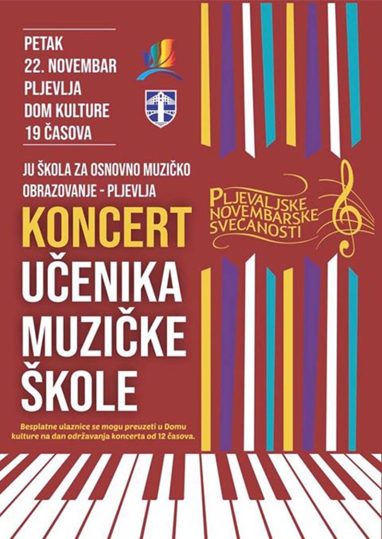 Koncert učenika muzičke škole