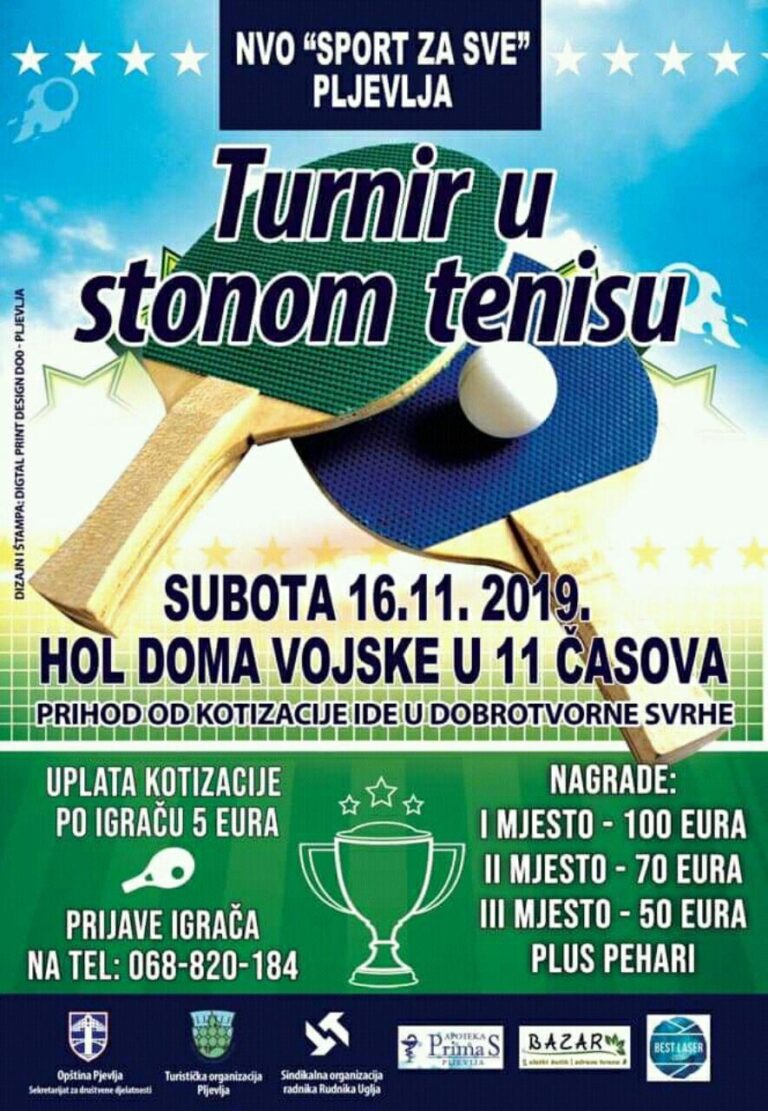 NVO„SPORT ZA SVE“ TURNIR U STONOM TENISU