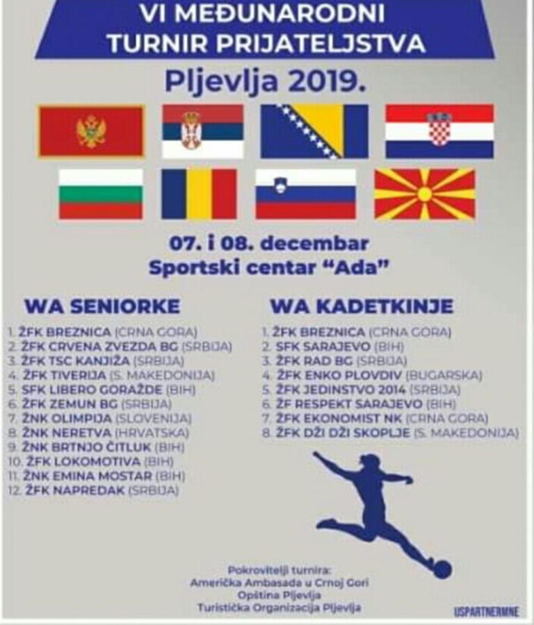 VI MEĐUNARODNI TURNIR PRIJATELJSTVA