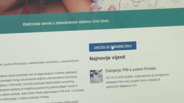 Od danas onlajn dodjeljivanje PIN koda za eZdravlje