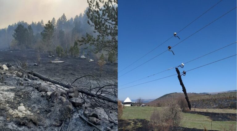 U požarima uništeni stubovi, bez struje i po 20 sati
