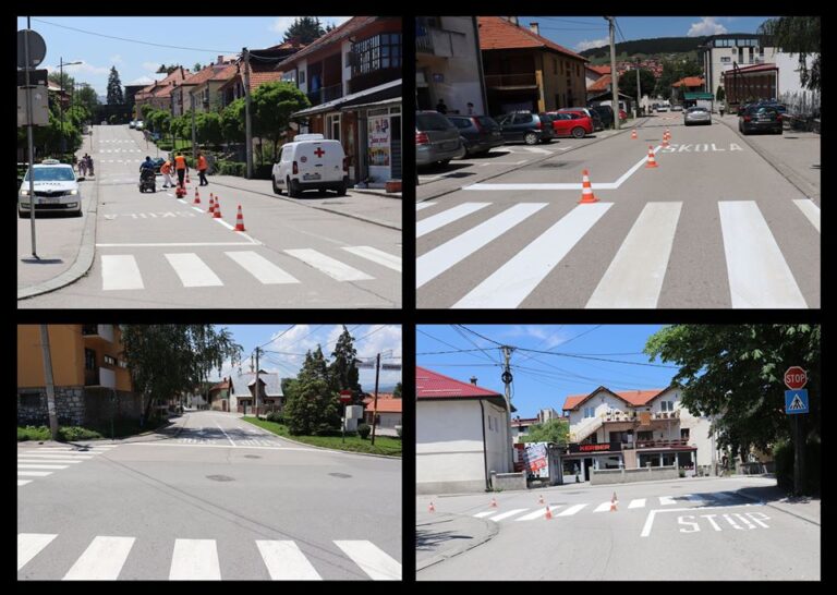 Radovi na obnavljanju horizontalne saobraćajne signalizacije