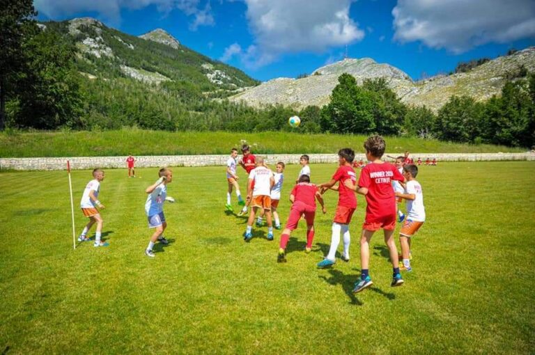 Fudbalsko druženje dječaka iz Pljevalja i Cetinja
