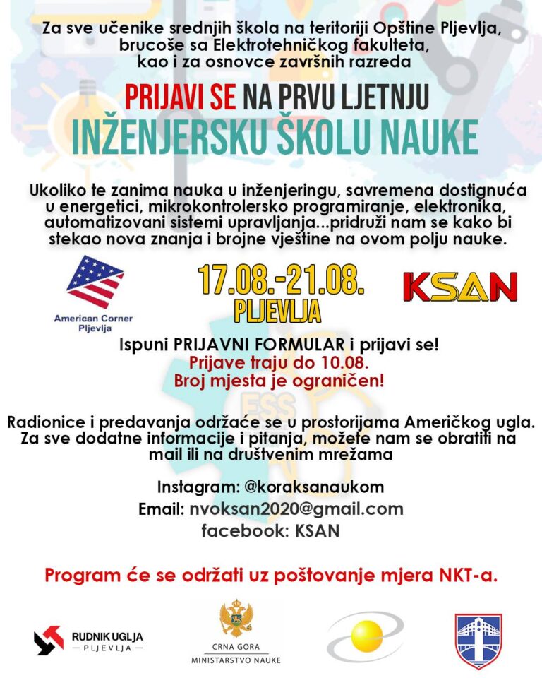 Prva ljetnja „Inžinjerska škola nauke“