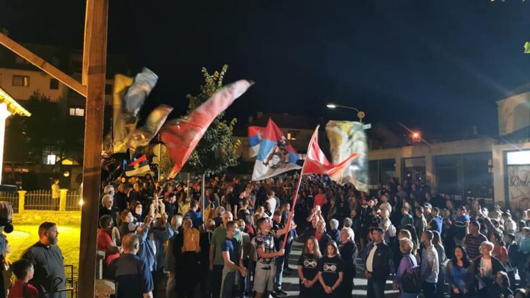 Protestna šetnja bez incidenata