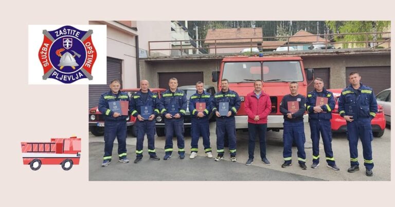 Zahvalnice za pripadnike Službe zaštite i spašavanja
