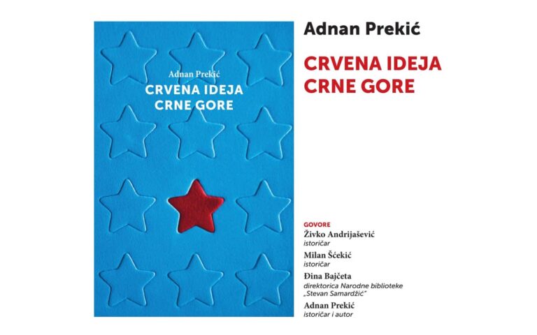 Promocija knjige Crvena ideja Crne Gore sjutra u Centru za kulturu Pljevlja