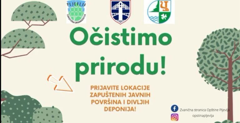 Akcija čišćenja zapuštenih javnih površina – poziv građanima da prijave lokacije koje treba očistiti!