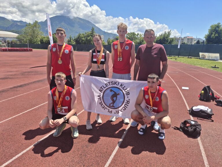 Rudar najuspješniji muški klub na državnom prvenstvu za mlađe juniore – 13 medalja i novi državni rekord