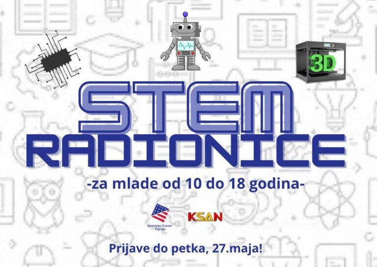 STEM radionice za mlade od 10 do 18 godina