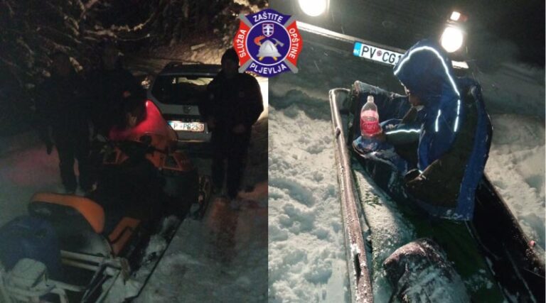 Akcijom službe zaštite i spasavanja spašen ljudski život
