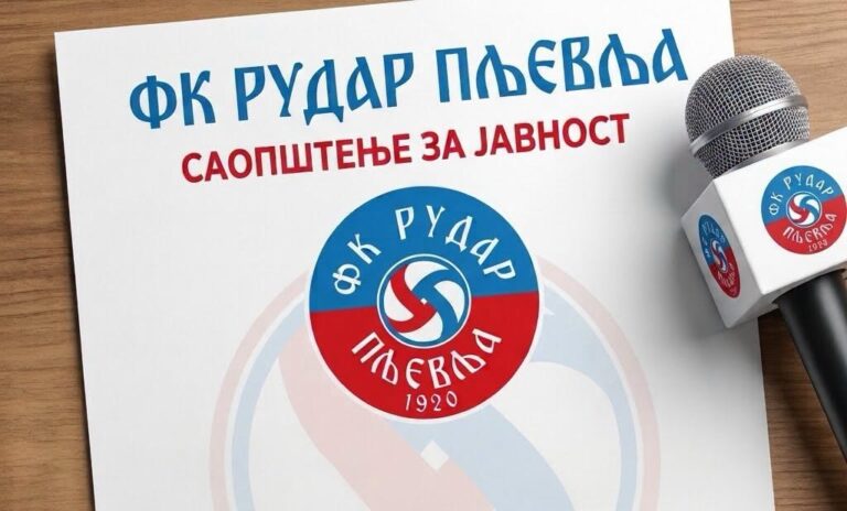 Saop saopštenje FK Rudar