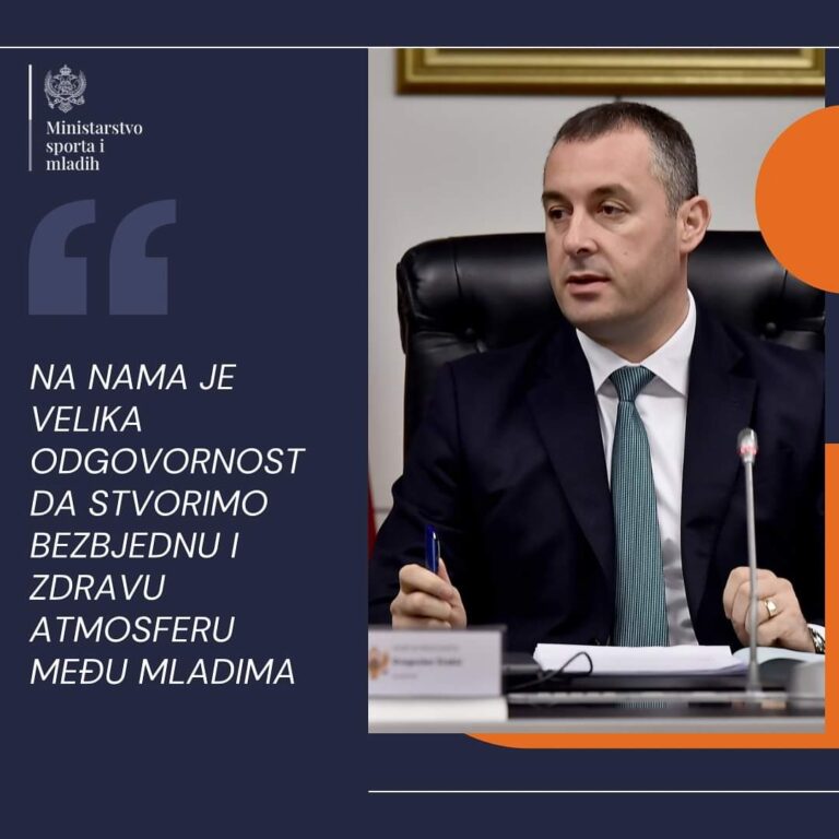 Šćekić – Djecu moramo osnaživati da prijave svaki vid vršnjačkog nasilja