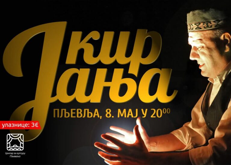 Predstava „Kir Janja“ stiže u Centar za kulturu