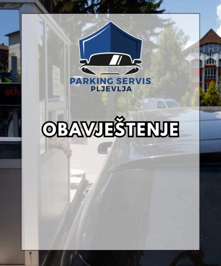 Od 1. marta bez SMS plaćanja parkinga u Pljevljima, počinje naplata iza Pošte
