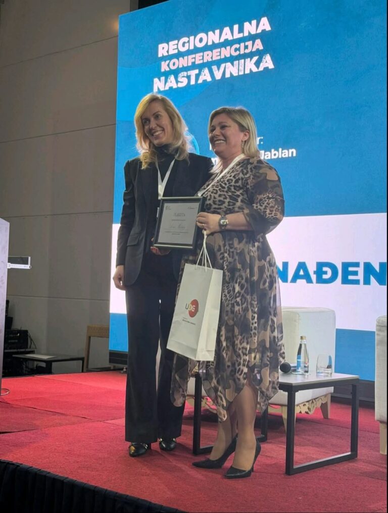 Profesorica Adisa Malagić nagrađena za doprinos programu „Girls Go Circular 2025”