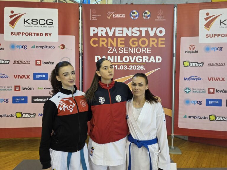 Seniorke Karate kluba „Ris“ vicešampionke države