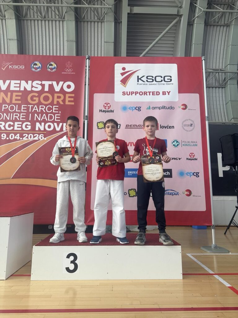Četiri bronze za Karate klub Ris na Državnom prvenstvu, osam takmičara izborilo Balkanijadu