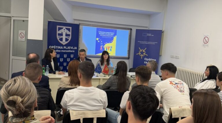 Pljevlja obilježila Dan Evrope kroz razgovor o ulozi mladih na evropskom putu Crne Gore
