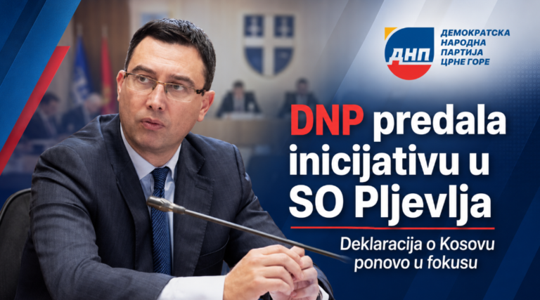 Inicijativa predata SO Pljevlja: Deklaraciju o Kosovu podržalo 20 odbornika